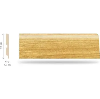 Soklová lišta Swiss Krono P85 - Dub Kaspický D4563