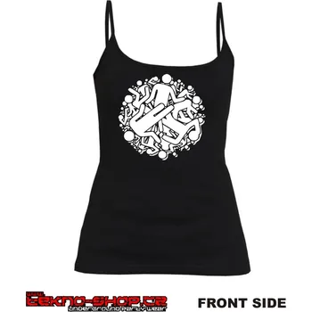 TEKNOSHOP People tekno tílko s potiskem dámské XL černé