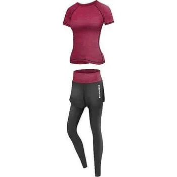 Merco Runner Long 2W fitness set plum Velikost oblečení: S