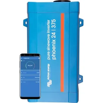 Měnič napětí Victron Phoenix VE.Direct 375VA 24V Měnič programovatelný 24V/230V 375VA (300W) čistá sinusovka VE.Direct ECO režim PIN241371200 Měnič napětí SINUS Victron Energy Phoenix VE.Direct 375VA 24V
