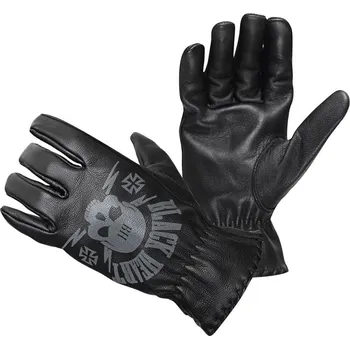 Moto rukavice Kožené moto rukavice W-TEC Black Heart Skull Gloves Barva camel, Velikost M