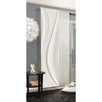 Home Wohnideen japonská stěna 84677 LAURINA&nbsp;0307 seda&nbsp;245x60 cm (v x s)