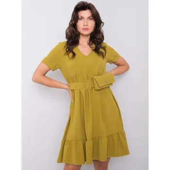 Dámské šaty Dámské šaty s volánem VIANNA světlé khaki