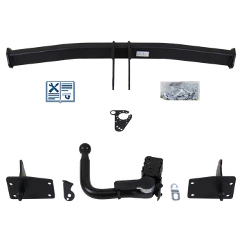 Tažné zařízení GDW tažné zařízení Odnímatelné včetně TowTec elektropřípojky 7pólové univerzální - MERCEDES-BENZ A-CLASS