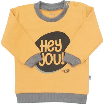 Kojenecké oblečení Kojenecké tričko New Baby With Love hořčicové 62 (3-6m)