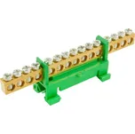 1000010 PE 15 Můstek zemnící - zelený, Eleman