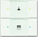 2CKA006116A0216 Prvek ovládací 2- / 4-násobný, mechová bílá, ABB