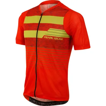 cyklistický dres PEARL iZUMi MTB LTD dres, ORANGE.COM/CITRON STRIPE Varianta: XXL