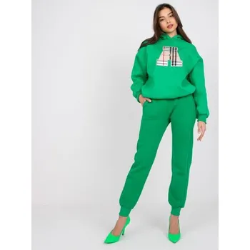 Dámská mikina Dámská mikina s nášivkou a kapucí Felicia zelená