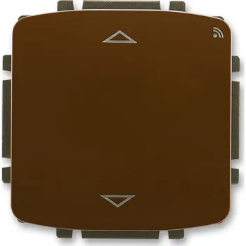 3299A-A33108 H Spínač žaluziový s krátkocestným ovladačem a přijímačem ABB RF 868 MHz, hnědá, ABB Tango