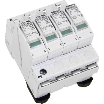 Jistič 29-40-CV PEP-PO Svodič přepětí PEP-PO varistorový 4P Typ C (třída II), Bonega