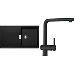 Set Schock S16-2 (dřez Tia D-100 Magma + baterie Epos.120 Magma)