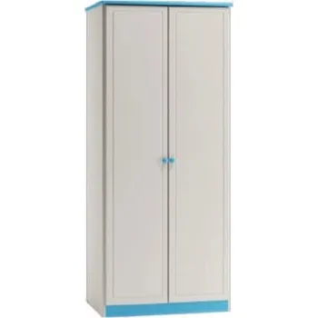 Nábytek ImportWorld Šatní skříň 02 Line 90x160x60cm (Barva dřeva: Bílá)