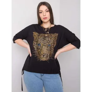 Dámská halenka Dámská halenka plus size DARREN černá