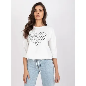 Dámské tričko Dámská halenka s aplikací BLINDY ecru