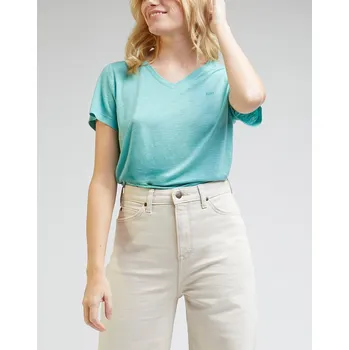 Dámské tričko Tričko Lee NECK TEE DUSTY JADE Velikost: XL