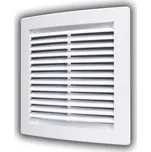 Větrací mřížka 440x440 mm se síťkou proti hmyzu, bílá MIKAWI 59-1354