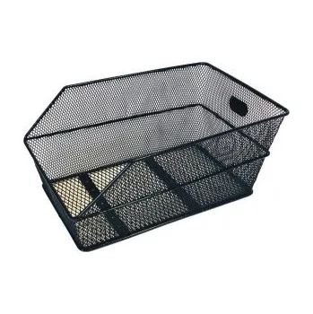 brašna na kolo koš zadní z PVC cerný na školní tašku