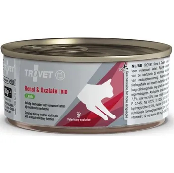 Krmivo pro psa Trovet kočka RID RENAL & OXALATE jehněčí konzerva 24x 100 g