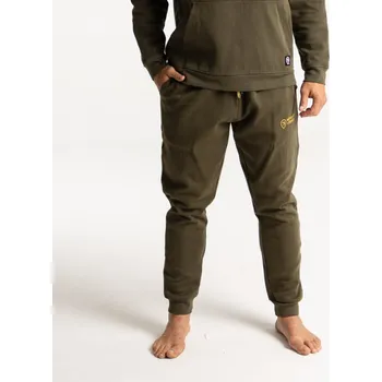 Rybářské oblečení Adventer Fishing Bavlněné Tepláky Khaki Velikost: L