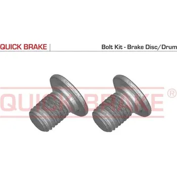 Brzdový systém Sada šroubů, brzdový kotouč Quick Brake 11661K