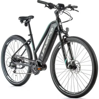 Jízdní kolo LEADER FOX EXETER dámský cross-28" středový BAFANG M300 baterie LG 15 Ah model 2020/21 - M / Tmavošedá