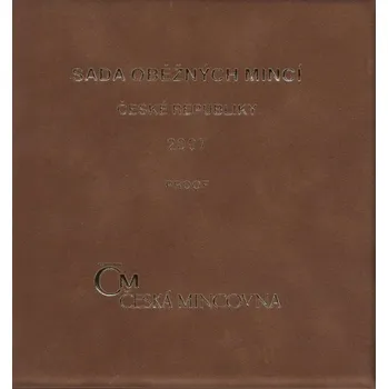 Sada oběžných mincí 2007 proof /semišový obal/