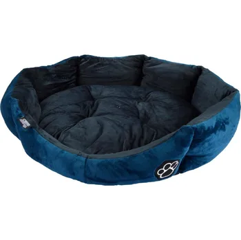 Pelíšek pro psa Love Story Pelíšek pro psa z polyesteru, kulatý, tmavě modrý, Ø 50 cm