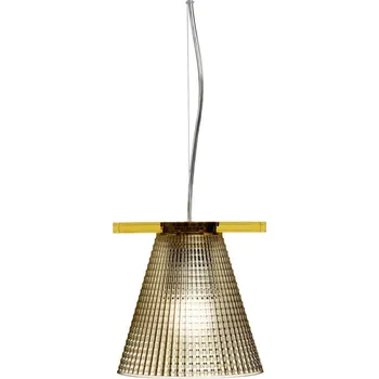Kartell, Závěsná lampa Light-Air vyřezávaná jantarová - Formadore
