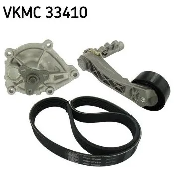 Vodní pumpa + klínový žebrový řemen SKF VKMC 33410