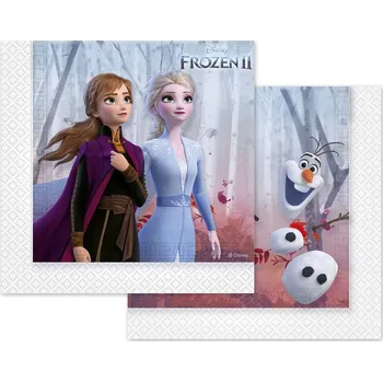 Papírový ubrousek Papírové ubrousky Disney Ledové království 2 33x33cm / 20 ks