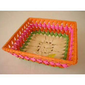 Axin Trading s.r.o. Miska palmový list čtverec