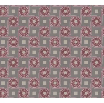 Tapeta A.S. Création | Vliesová tapeta na zeď ART OF EDEN 39060-2 | 0,53 x 10,05 m | béžová, šedá, vínová + Béžová, šedá, vínová, vliesová tapeta na stěnu 390602 v rozměru 0,53 x 10,05 m