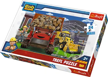 Puzzle Trefl Bořek Stavitel Na stavbě Maxi 24 dílků