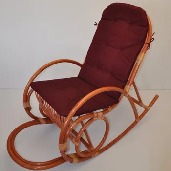 Podsedák Axin Trading s.r.o. Polstr UNI na houpací křeslo látka vínový kepr