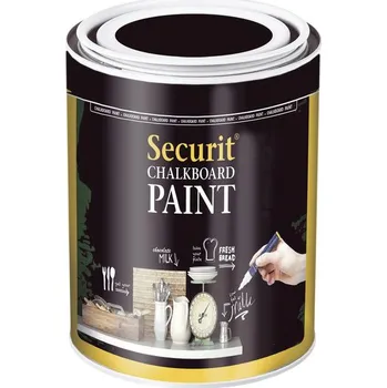 barva na zeď Securit Nátěrová barva na 3 m2, 0,25 kg, barva černá