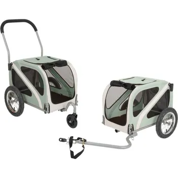 vozík za kolo Vozík za kolo pro malé psy 12"kolečka / včetně madla a předního vodícího kolečka 10"