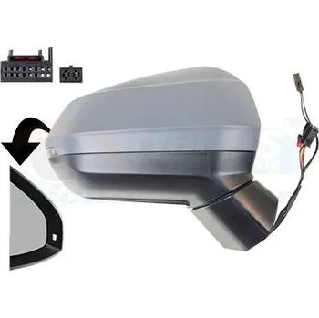 Auto zrcátko Vnější zpětné zrcátko VAN WEZEL 0372808