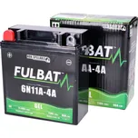 Baterie Fulbat 6N11A-4A 6V 11Ah gelová, Simson S50, S51, SR50, SR80, MZ TS/ ES/ ETS FB550958