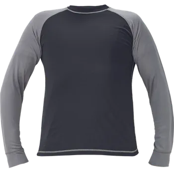Pánské termo spodní prádlo ASSENT Tričko DON, termo, dlouhý rukáv 0309002560004 XL Šedá/černá