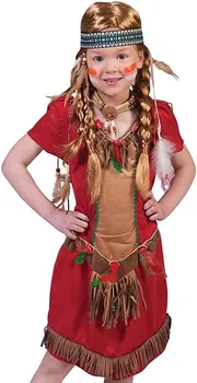 Karnevalový kostým Funny Fashion Dětský kostým Indiánka Pawnee 116