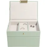 Stackers, Krabička na šperky Stackers dvojitá mini šalvějově zelená - Formadore