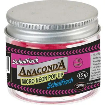 Boilies Anaconda Micro Neon Pop-Up 10 mm/15 g treska