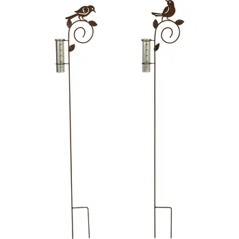 Zahradní dekorace Zahradní zápich "PTÁČEK" kov 111cm/2dr.