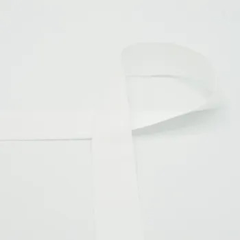 Textilie Pruženka saténová bílá, 30 mm