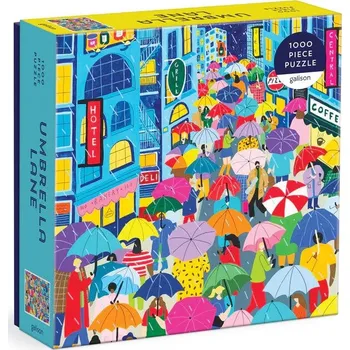 Hračka Galison Puzzle Deštníková ulička 1000 dílků