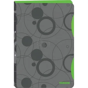 Pořadač 4kroužkový A4 Duo Colori šedá-zelená 2-120