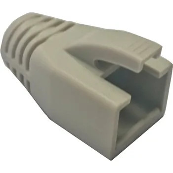 Síťový kabel Krytka konektoru 8/8 šedá s otvorem pro kabel 7mm