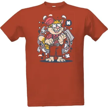 Pánské oblečení Tričko s potiskem LEOPARD LUMBERJACK pánské