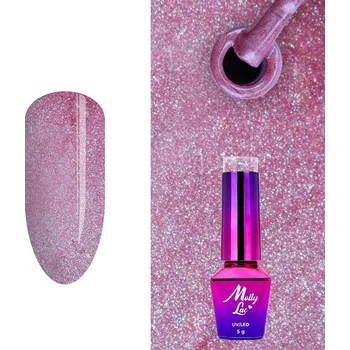 Lak na nehty Molly Lac UV/LED Lak na nehty Třpyt č.505 5 g